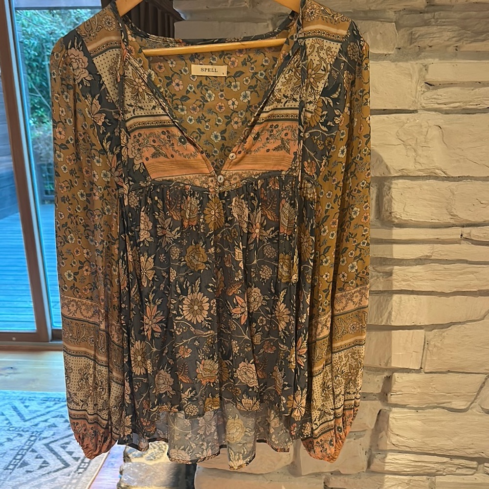 Spell and the Gypsy - Embellished Relaxed Blouse. Sold out everywhere